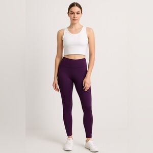 Lululemon Purple Leggings Women’s Size 8 High-Rise Athletic Tights